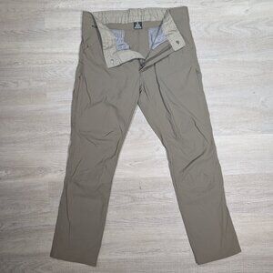 KUHL Renegade Pants Mens 36x30 (34x28) Olive Gray Hiking Climbing Outdoor